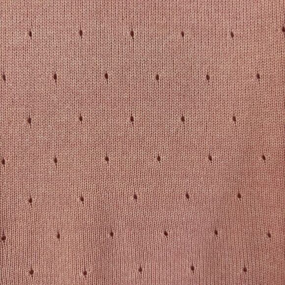 Vintage Clan Douglas Cashmere and Silk Blend Short Sleeve Pink Sweater Small - Picture 6 of 8